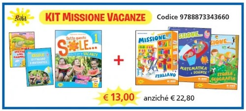 Kit missione vacanze - vacanze,, sotto
