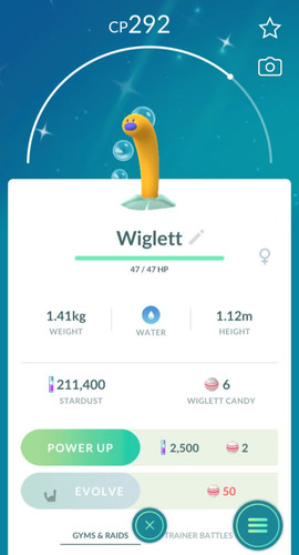 Shiny wiglett p t c - ✨,