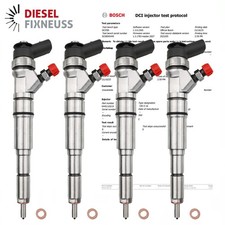 4x Iniettore Common Rail Bosch