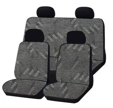 Coprisedili Fodere per Panda 169  2003>2011 Fodera cotone grigio set auto in