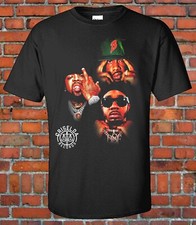 T-shirt a tema Griselda Records Death Row Conway, Benny, WestSide Gunn (ESCLUSIVA)