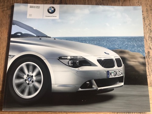 Brochure depliant bmw e63 e64 - brochure,