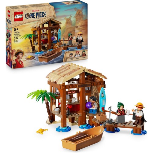 Lego one piece la - one, capanna