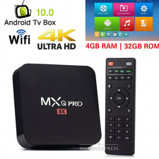 Android Tv Box 4K Wifi Internet Smart Tv Full Hd 1080p 16 Gb Mxq Pro  2025