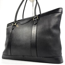 Borsa Burberry Nova Check A4 in pelle nera autentica