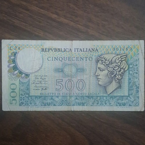 Rare italy 500 lire - italy,