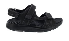 Joya ALEXANDER Sandalo Nero, Pelle Nubuck, Suola Attiva, Categoria Emozione 241s