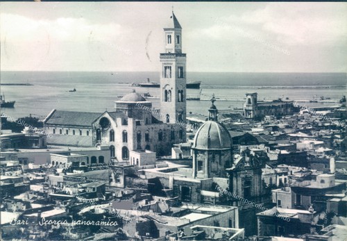 Z68 cartolina bari citta - bari,