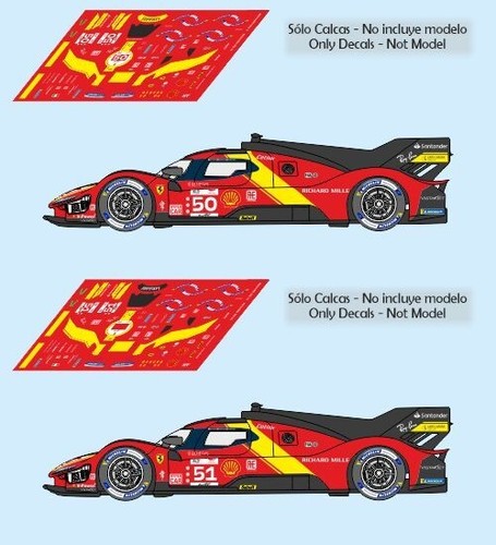 Decals ferrari 499 - decals,