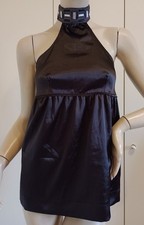 TOP RASO NERO TRF ZARA TAGLIA