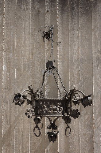 Lampadario ferro rustico - in,