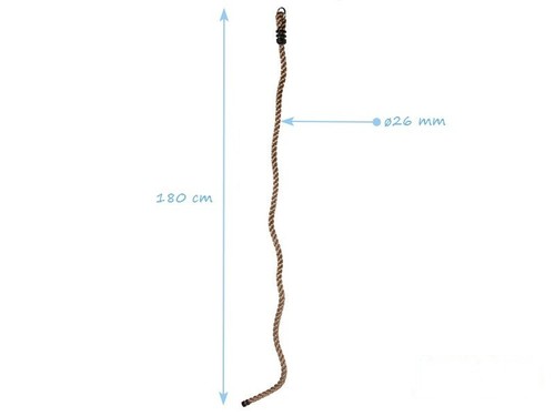 Corda arrampicata 80m - corda, 1,80m