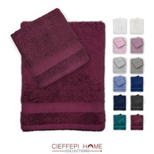 BASIC Set 2 Asciugamani (Viso + Ospite) Cieffepi Home Collections