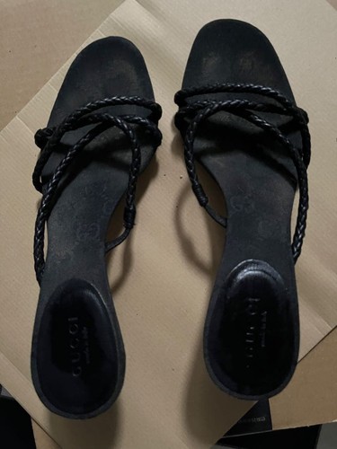 Sandali bassi gucci neri - sandali,