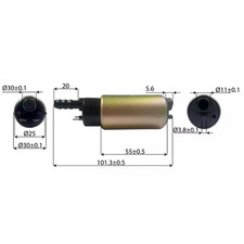 POMPA BENZINA CARBURANTE PER PIAGGIO BEVERLY SPORT 250 CC 2006-2008