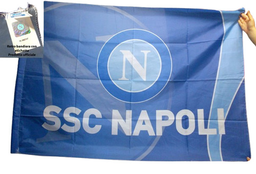 Bandiera napoli 90x140 con - bandiera,