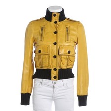 Giacca di pelle Gucci giallo