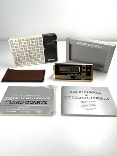 Seiko digital quartz pocket - seiko,