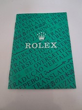 libretto orologio Watch rolex
