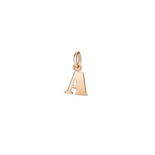 DODO CIONDOLO LETTERA A IN ORO