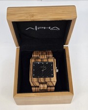 Alpha Maui Watch Zebrawood