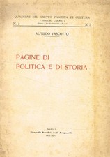Pagine di politica e di storia