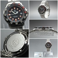 Orologio Uomo ZODIAC Formula Diver 200m 713.83.64 Qz 36mm Vintage MINT Anni...