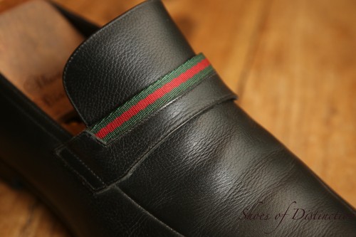 Gucci scarpe pelle - nera, con