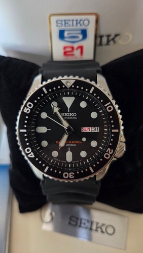 Seiko skx007j1 black boy - skx007j1,
