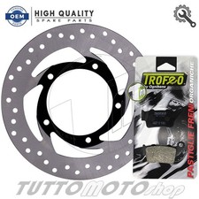 Kit Disco Freno Posteriore Pastiglie APRILIA Shiver 750 Con Senza ABS 2007-2016