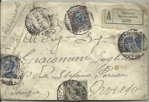 Assicurata 1500 con 5 lire - 1500,