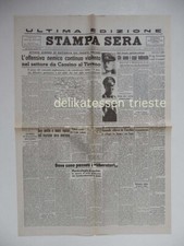 STAMPA SERA Torino 19 20 maggio 1944 vecchio giornale RSI guerra