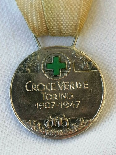 Medaglia croce verde torino - medaglia,