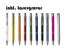 Penna a sfera in alluminio "Albacete" con incisione logo/stampa/pubblicità/incisione 