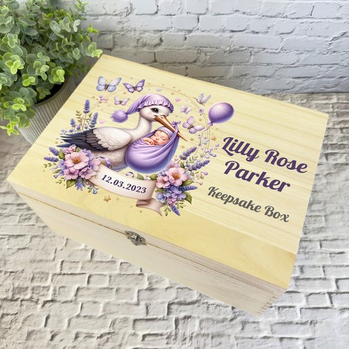 Farfalle cicogna viola bimbo - viola,