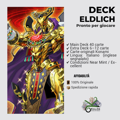 Yugioh mazzo deck eldlich - mazzo,