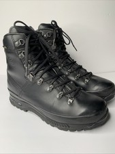 Stivali Hanwag Special Force GTX in pelle nera resistenti da uomo 11 fodera in Gore-Tex