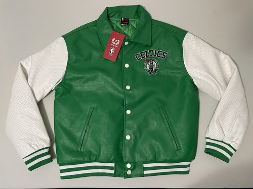 Giacca pelle nba boston - in,