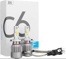 2 lampadine led c6 h4 fari per