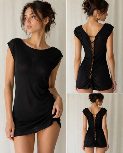Abito tunica vintage jean - tunica,
