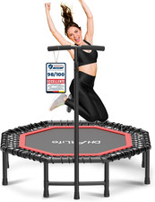 Trampolino Fitness Indoor Pieghevole Senza Installazione | Trampolino Ø121 Cm 48