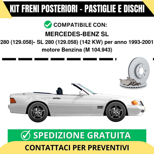 Kit freni posteriori per - freni,
