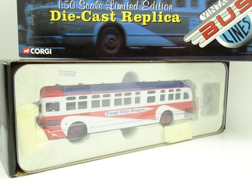 Corgi bus car gm - bus,