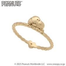 Anello Snoopy Mignolo K10 Oro