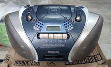 Boombox Thomson Radio CD Player Cassette TM 9139 vintage musica canzoni audio