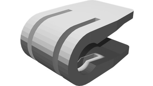 Clip blocco griglia ripiano - clip,