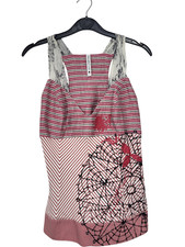 Top senza maniche a righe