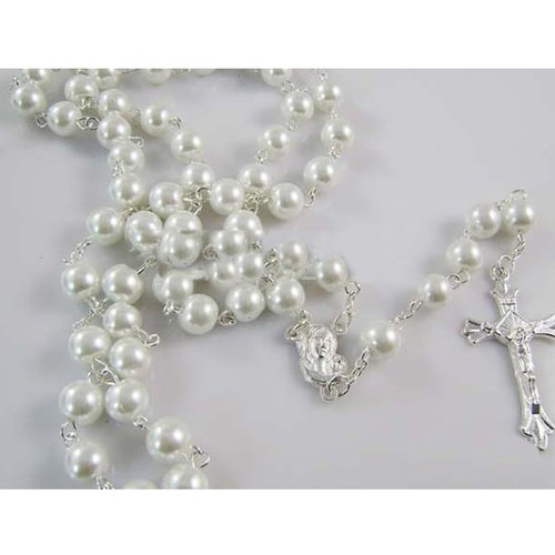Croce maria acciaio rosary - croce,