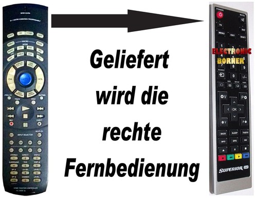 Ersatz fernbedienung für - fernbedienung,