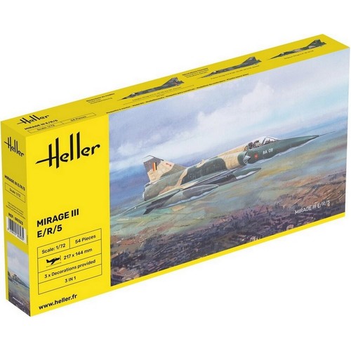 Heller 80323 mirage iii - iii, 1:72